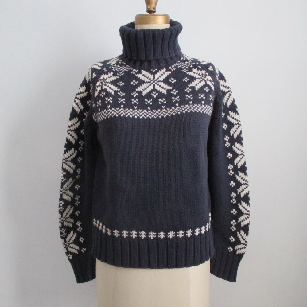Ralph Lauren Polo Jeans Co Nordic Snowflake Turtleneck Sweater